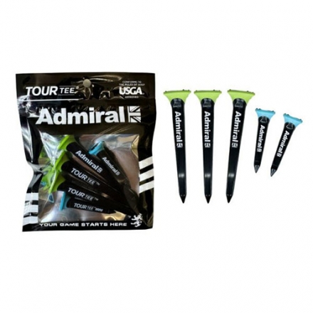 アドミラル ゴルフ ADMG4AET ツアーティー 1パック5本入り(ロング3、ショート2) マルチ