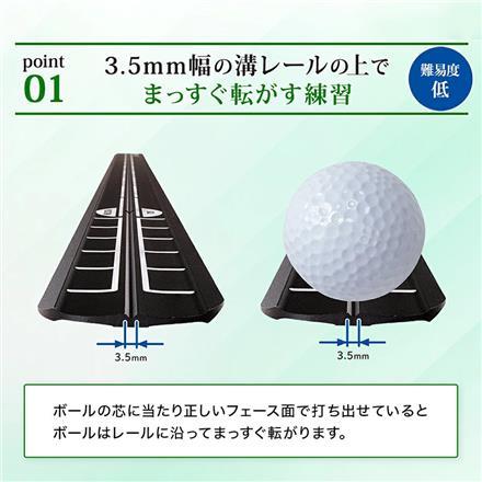 ダイヤゴルフ パットチェッカーロング TR-5012 パター 練習器具 DAIYA パッティング練習 ブラック