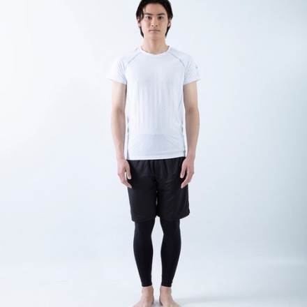 リベルタ FREEZE TECH PERFORMANCE LINE 25153384 冷感 半袖 クルーネック シャツ ホワイト(WHT)/L