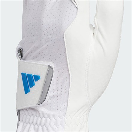 左手用アディダス KVH41 クール ハイグリップ 25 ゴルフグローブ ホワイト×ブラック/24cm