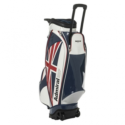 アドミラル ゴルフ ADMG5BC3 キャスター エナメル カート キャディバッグ トリコロール(90)