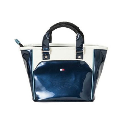 トミーヒルフィガー THMG5FT1 エナメルスポーツ ラウンドバッグ トリコロール(90)