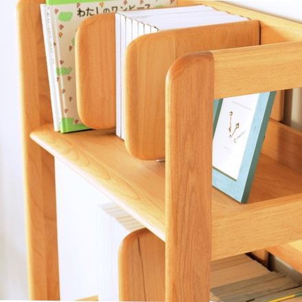 一生紀 ラック 書棚 幅50 ブックシェルフ 完成品 本棚 オープンラック 教科書 収納棚 学習デスクサイドラック