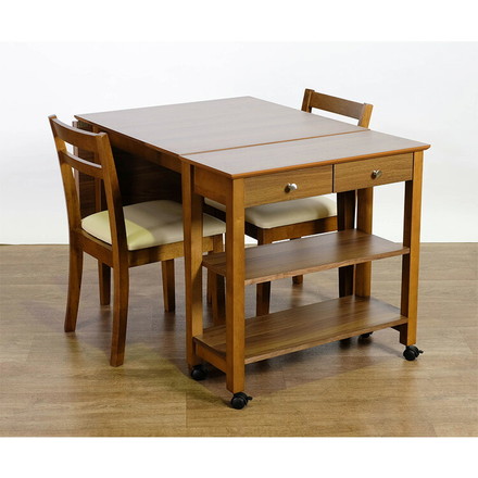 バタフライテーブル 幅75~120cm 単品 伸縮 ダイニングテーブル 伸長 食卓