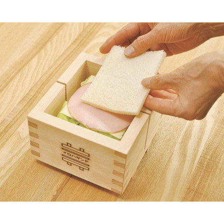 日本製 いろはサンド 簡単 サンドイッチ型 お弁当作りに! 天然木 桧 ひのき ヒノキ 萌え断 サンドイッチ おにぎらず 押し寿司 サンドイッチメーカー ヤマコー
