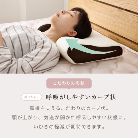整体師が勧める頸椎安定枕 約32×54cm Neck Therapy 低反発ウレタンフォーム いびき対策 体圧分散