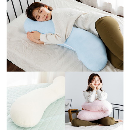 抗菌 防臭 レーヨンソフトパイル抱き枕 ひんやり さわやか 接触冷感 シルクタッチ 手洗い 洗える 抱き枕 アイボリー