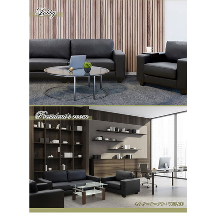 応接室ソファ 3人掛け グランデックス 応接椅子 3人掛けソファー ラウンジ レザー 応接室 社長室 オフィス