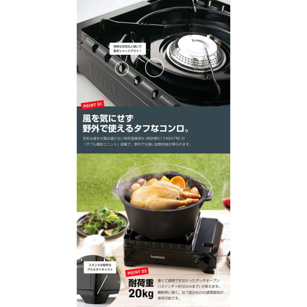 【当店限定タフまるセットあり!】タフまるが置ける! マルチテーブル タフまる 1個用 2個用 折りたたみ アウトドアテーブル コンロが置ける イワタニ 岩谷 Iwatani タフまるなし コンロ2個用テーブルのみ