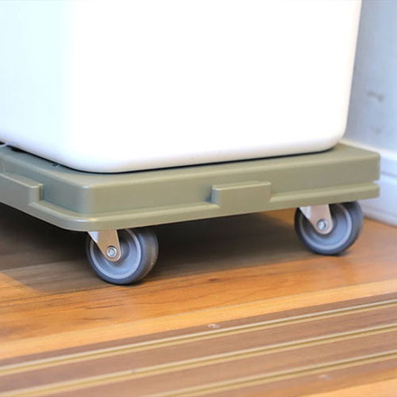 日東 ホームキャリー オリーブドラブ HC-OD 台車 室内用台車 エラストマー キャスター