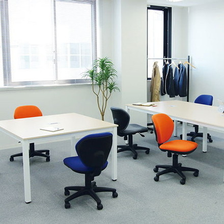 弘益 オフィスチェア コンパクト設計 グリーン K-921-GN