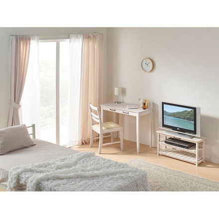 弘益 ミニヨンチェア ホワイト MIGNON-C41