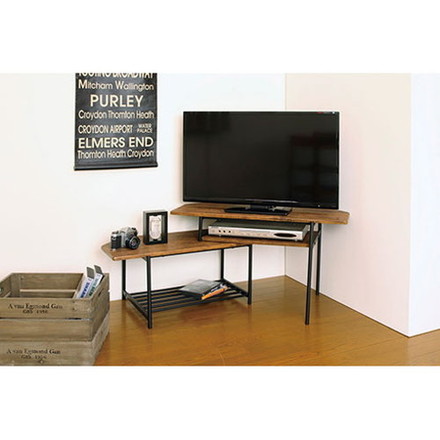 弘益 スライドTVボード ブラウン TVS-B80-BR