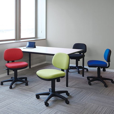 弘益 オフィスチェア 体圧分散 グリーン K-928-GN