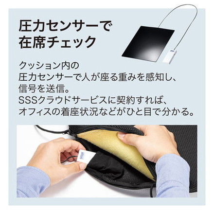 サンワサプライ スマートクッション SNC-CS1-BLEBK