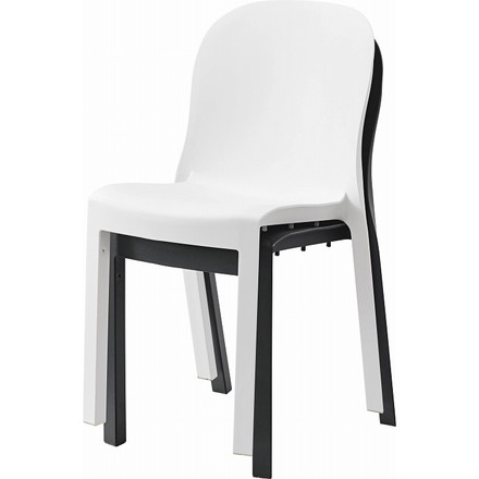 チェア 幅47×奥行53×高さ84 座面高47 ポリプロピレン ブラック ホワイト