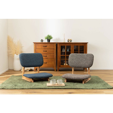 フロアチェア 座椅子 天然木 木製 和風 和室 ローチェア こたつ チェア イス 椅子 シンプル