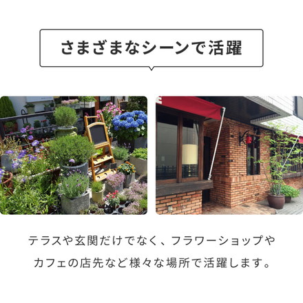 プランター 大型 40×40cm スクエア グラスファイバー 深型 おしゃれ シンプル モダン コンクリート調 ガーデニング 植木鉢 鉢植え 鉢カバー プランターカバー プランターボックス ライトグレー