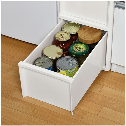 隙間収納 ミドルストッカー 幅26cm リセスタイル 日本製 引出し4段 S2段/M1段/L1段 キャスター付き