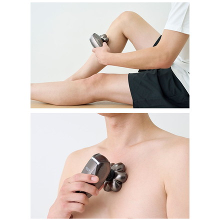 BEAUM 7ヘッドボディシェイバー 全身 電動グルーマー ムダ毛処理 メンズ 男性 チタンコート 充電式 コードレス 防水 IPX7 水洗い 風呂場 剃毛 簡単着脱 清潔 ビューム アピックス APIX ASV-B07