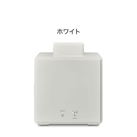 お手入れ簡単! スチーム式加湿器 1.6L 簡単給水 スチーム式 加湿器 スチーム加湿器 静音 軽量 小型 ドウシシャ DOSISHA ブラック