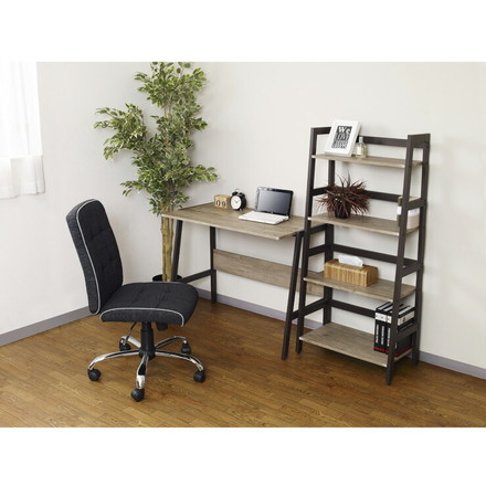 インテリアシェルフベルーモ4段60W ウッドラック ウッドシェルフ 棚 スチールラック ヴィンテージ アンティーク