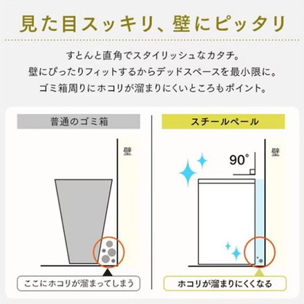 ESCO エスコ 30L ダストボックス(黒) EA995A-362