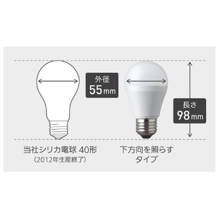 ESCO エスコ AC100V/ 4.4W/E26 電球/LED(電球色) EA758XR-106AE
