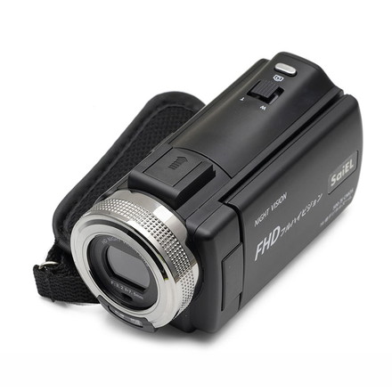 ビデオカメラ ハンディカメラ FHD 1920x1080P 500万画素 3インチディスプレイ サイエル SLI-IHC30C