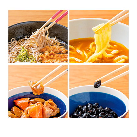 ほんとうにすべらないお箸 23cm グラデーション レッド イエロー グリーン ブルー 日本製 食洗機対応 特許取得 木製 箸 はし カトラリー お箸 藤栄 FUJIEI PREMIUM/グラデーションRD