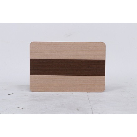 突板折畳ローテーブル ライン W600×D400×H315mm 天然木化粧繊維板