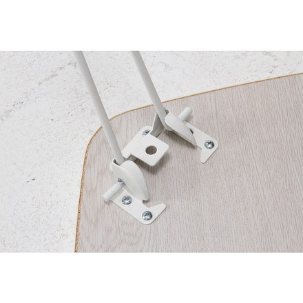 ローテーブル 角60 W600×D600×H315mm プリント紙化粧パーティクルボード 塩化ビニル樹脂 スチール