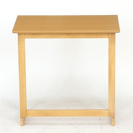 フォールディングテーブル W700×D450×H690mm 天然木化粧繊維板 ナチュラル