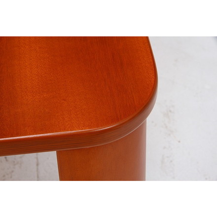 折脚ローテーブル W1050×D750×H320mm MDF(突板ラバーウッド)