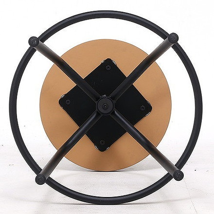 バースツール ラウンド W400×D400×H600~690mm 600~690mm MDF PVC スチール