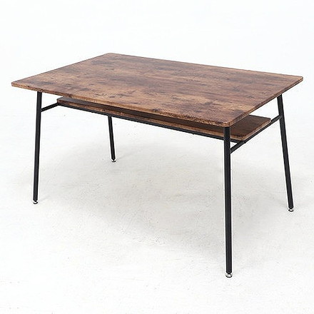 ダイニングテーブル W1200×D750×H700mm スチール PB(PVC)