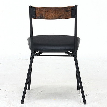 ダイニングチェアー W480×D510×H740mm 450mm 合成樹脂 ウレタン パーティクルボード スチール