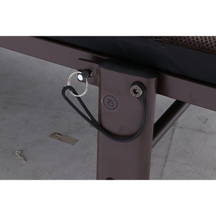 ワンタッチベッド フリーロック42段 高床タイプ W975×D2070×H500mm 385mm スチール