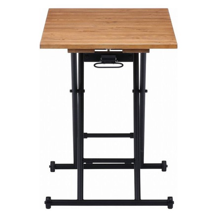 昇降テーブル アンティークブラウン 幅100cm 奥行55cm