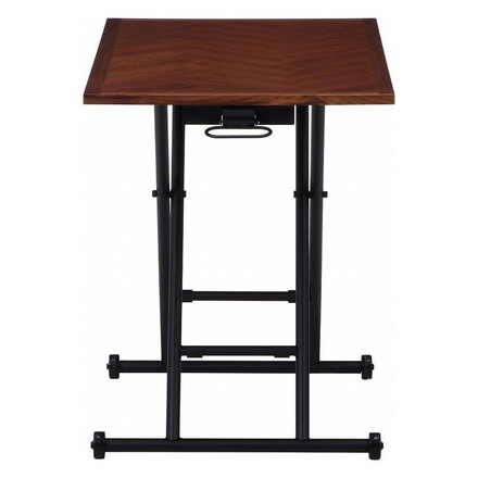 昇降テーブル ブラウン 幅100cm 奥行55cm 高さ12~70cm