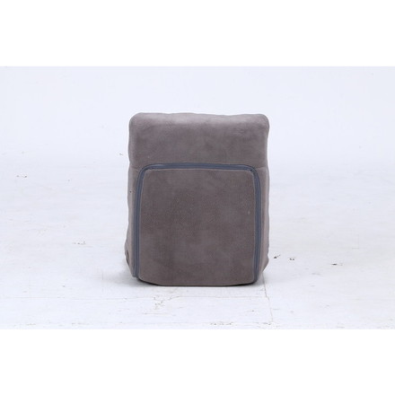 ふわもこ グレージュ 幅42×奥行57~98×高さ13~53cm 座面高 130mm