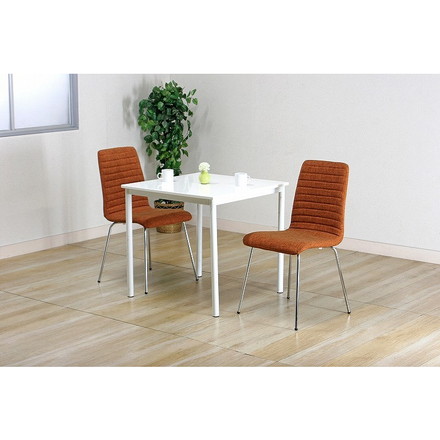 ダイニングテーブル W750×D750×H720mm MDF スチール