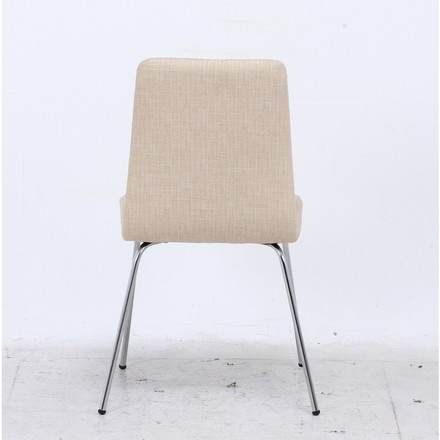 チェアー ファ W490×D560×H870mm 480mm ウレタンフォーム スチール アイボリー