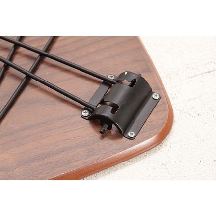 折れ脚ローテーブル W400×D300×H210mm MDF(PVC) スチール