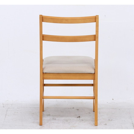 ダイニングチェア W410×D486×H790mm 430mm 天然木(ラバーウッド) ナチュラル