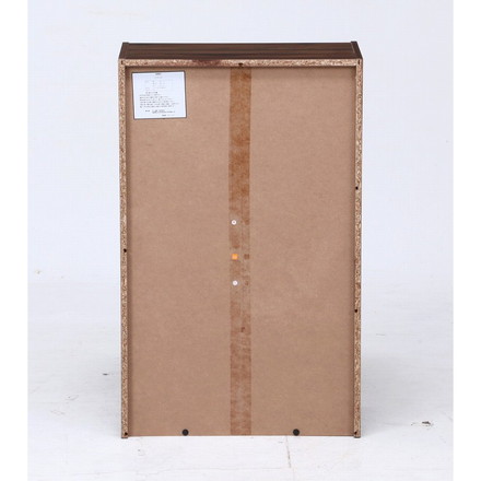 フリーボックス ミディアムブラウン 幅55×奥行29×高さ88cm プリント紙化粧パーティクルボード