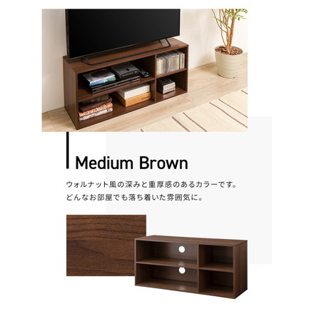 木製TVラック 幅89cm ホワイトウォッシュ
