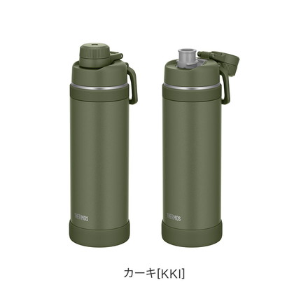 サーモス 水筒 1L 真空断熱 スポーツボトル FJU-1000 THERMOS カーキ[KKI]