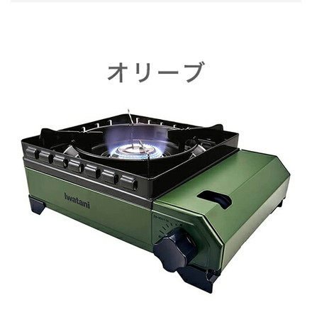Iwatani カセットコンロ カセットフー タフまる プレート別売り CB-ODX-1-BK ブラック