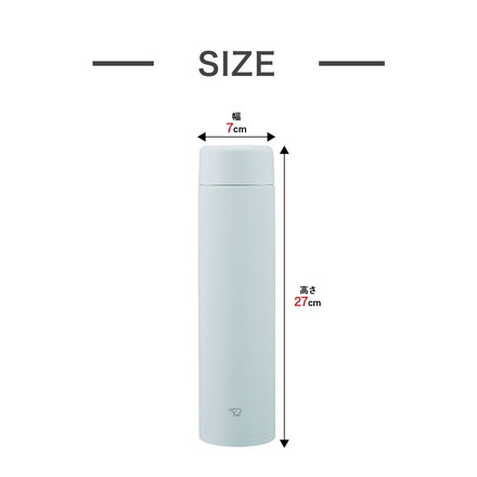 象印 シームレスせん ステンレスマグ TUFF 720ml SM-GA72 アイスグレー[HL]